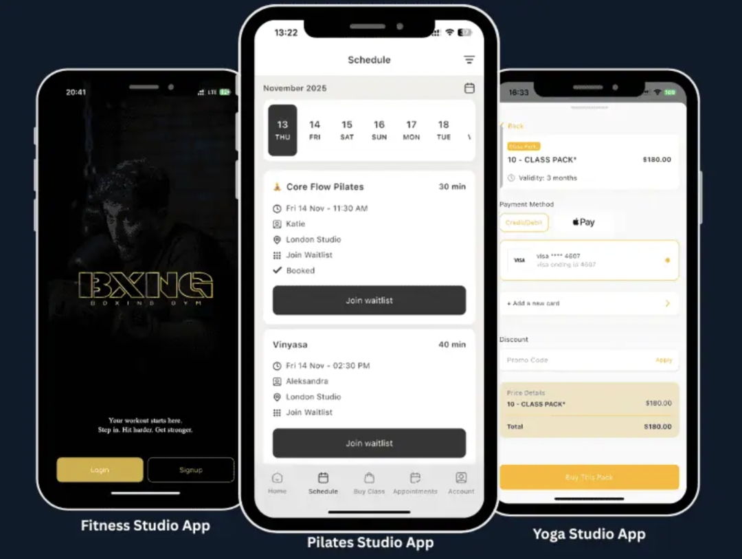 StudioGrowth Launches Custom Branded Mobile Apps for Fitness, Pilates, and Yoga Studios, Bringing Enterprise-Level Technology to Boutique Studios at a Fraction of the Cost